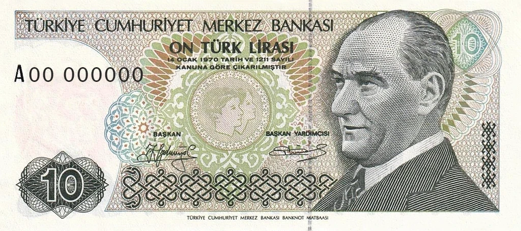 10 Türk Lirası 